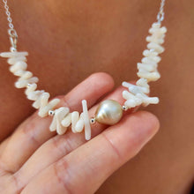 Load image into Gallery viewer, CONTACT US TO RECREATE THIS SOLD OUT STYLE Civa Fiji Pearl Coral Necklace - 925 Sterling Silver FJD$