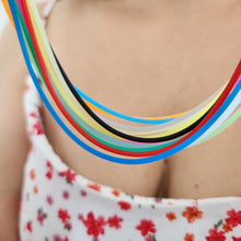 Load image into Gallery viewer, READY TO SHIP Unisex Rubber Necklace - Stretch Rubber