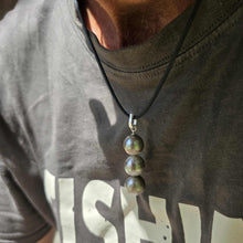 Load image into Gallery viewer, READY TO SHIP Unisex Civa Fiji Saltwater Pearl Trio Necklace - Rubber FJD$