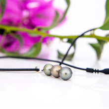 Load image into Gallery viewer, READY TO SHIP Unisex Civa Fiji Saltwater Pearl Trio Necklace - Rubber FJD$