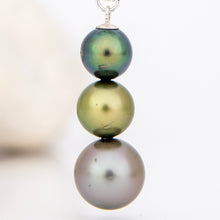 Load image into Gallery viewer, READY TO SHIP Unisex Civa Fiji Saltwater Pearl Trio Necklace - Rubber FJD$