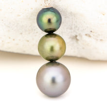 Load image into Gallery viewer, READY TO SHIP Unisex Civa Fiji Saltwater Pearl Trio Necklace - Rubber FJD$
