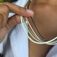 Load image into Gallery viewer, READY TO SHIP Nylon Necklace - Stainless Steel FJD$