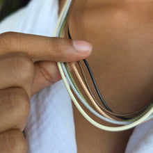 Load image into Gallery viewer, READY TO SHIP Nylon Necklace - Stainless Steel FJD$