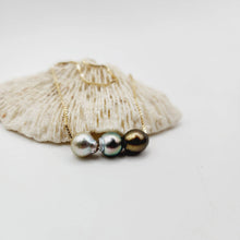 Load image into Gallery viewer, CONTACT US TO RECREATE THIS SOLD OUT STYLE Triple Pearl Necklace - 14k Solid Gold FJD$