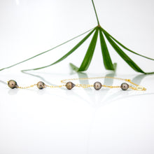 Load image into Gallery viewer, READY TO SHIP Fiji Saltwater Pearl Lariat Y-Necklace - 14k Gold Fill FJD$