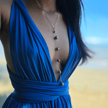 Load image into Gallery viewer, READY TO SHIP Fiji Saltwater Pearl Lariat Y-Necklace - 14k Gold Fill FJD$