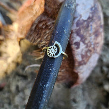 Load image into Gallery viewer, READY TO SHIP Mini Nautilus Ring - 18k Gold Vermeil FJD$