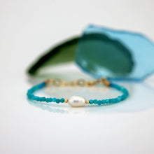 Load image into Gallery viewer, READY TO SHIP Freshwater Pearl & Bead Bracelet - 14k Gold Fill FJD$