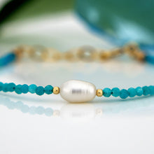 Load image into Gallery viewer, READY TO SHIP Freshwater Pearl & Bead Bracelet - 14k Gold Fill FJD$