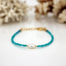 Load image into Gallery viewer, READY TO SHIP Freshwater Pearl & Bead Bracelet - 14k Gold Fill FJD$