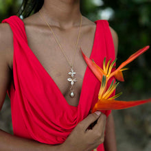 Load image into Gallery viewer, READY TO SHIP Civa Fiji Saltwater Pearl & Mother of Pearl Necklace - 14k Gold Fill FJD$