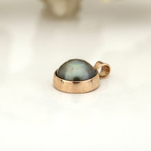Load image into Gallery viewer, READY TO SHIP Civa Fiji Bezel Set Pearl Pendant - 9k Solid Gold