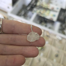 Load image into Gallery viewer, READY TO SHIP Claw Set Seaglass Pendant - 925 Sterling Silver FJD$