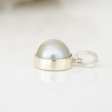 Load image into Gallery viewer, READY TO SHIP Civa Fiji Bezel Set Pearl Pendant - 925 Sterling Silver FJD$