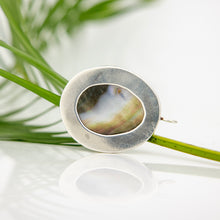 Load image into Gallery viewer, READY TO SHIP Bezel Set Mabe Pearl Pendant - 925 Sterling Silver FJD$
