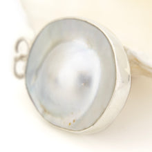 Load image into Gallery viewer, READY TO SHIP Bezel Set Mabe Pearl Pendant - 925 Sterling Silver FJD$