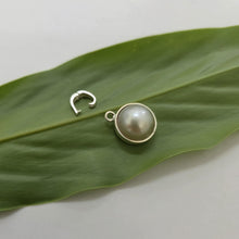 Load image into Gallery viewer, READY TO SHIP Civa Fiji Bezel Set Pearl Pendant - 925 Sterling Silver FJD$