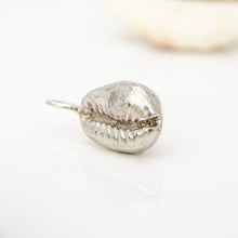 Load image into Gallery viewer, READY TO SHIP Cowrie Shell Pendant with Zirconia - 925 Sterling Silver FJD$