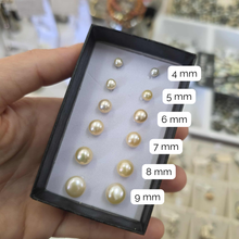 Load image into Gallery viewer, READY TO SHIP Freshwater Pearl Stud Earrings - Stainless Steel FJD$