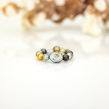 Load image into Gallery viewer, READY TO SHIP Keshi Pearl Stretch Ring FJD$