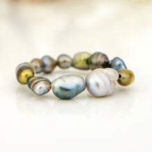 Load image into Gallery viewer, READY TO SHIP Keshi Pearl Stretch Ring FJD$