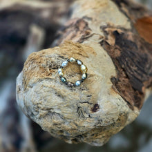 Load image into Gallery viewer, READY TO SHIP Keshi Pearl Stretch Ring with bead detail FJD$