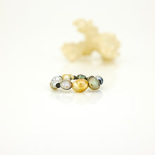 Load image into Gallery viewer, READY TO SHIP Keshi Pearl Stretch Ring with bead detail FJD$