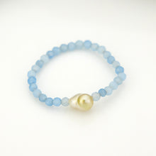 Load image into Gallery viewer, READY TO SHIP Keshi Pearl Stretch Ring with bead detail FJD$