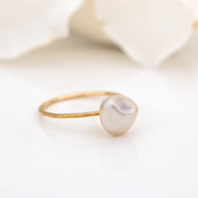 Load image into Gallery viewer, READY TO SHIP - Fiji Keshi Pearl Ring - 14k Gold Fill FJD$
