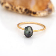 Load image into Gallery viewer, READY TO SHIP - Fiji Keshi Pearl Ring - 14k Gold Fill FJD$
