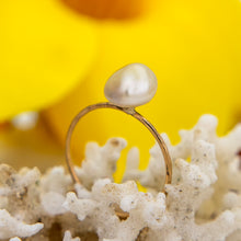 Load image into Gallery viewer, READY TO SHIP - Fiji Keshi Pearl Ring - 14k Gold Fill FJD$