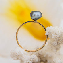 Load image into Gallery viewer, READY TO SHIP - Fiji Keshi Pearl Ring - 14k Gold Fill FJD$