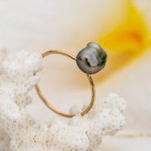 Load image into Gallery viewer, READY TO SHIP - Fiji Keshi Pearl Ring - 14k Gold Fill FJD$