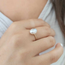 Load image into Gallery viewer, READY TO SHIP Fiji Keshi Pearl Ring - 14k Gold Fill FJD$
