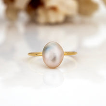 Load image into Gallery viewer, READY TO SHIP Fiji Keshi Pearl Ring - 14k Gold Fill FJD$