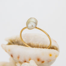 Load image into Gallery viewer, READY TO SHIP Fiji Keshi Pearl Ring - 14k Gold Fill FJD$