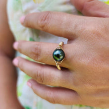 Load image into Gallery viewer, READY TO SHIP Civa Fiji Saltwater Pearl Ring - 14k Gold Fill FJD$