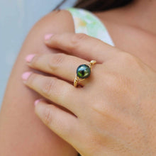 Load image into Gallery viewer, READY TO SHIP Civa Fiji Saltwater Pearl Ring - 14k Gold Fill FJD$