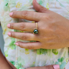 Load image into Gallery viewer, READY TO SHIP Civa Fiji Saltwater Pearl Ring - 14k Gold Fill FJD$
