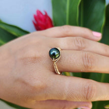 Load image into Gallery viewer, READY TO SHIP Civa Fiji Saltwater Pearl Ring - 14k Gold Fill FJD$