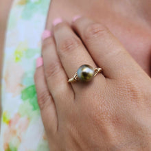 Load image into Gallery viewer, READY TO SHIP Civa Fiji Saltwater Pearl Ring - 14k Gold Fill FJD$