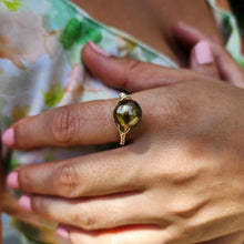 Load image into Gallery viewer, READY TO SHIP Civa Fiji Saltwater Pearl Ring - 14k Gold Fill FJD$