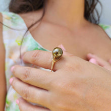 Load image into Gallery viewer, READY TO SHIP Civa Fiji Saltwater Pearl Ring - 14k Gold Fill FJD$