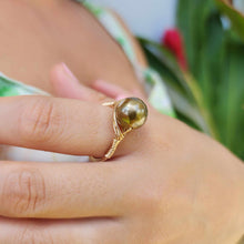 Load image into Gallery viewer, READY TO SHIP Civa Fiji Saltwater Pearl Ring - 14k Gold Fill FJD$
