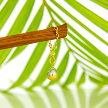 Load image into Gallery viewer, READY TO SHIP Fiji Saltwater Pearl Chain Ring - 14k Gold Fill FJD$