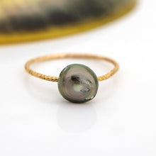 Load image into Gallery viewer, READY TO SHIP - Fiji Keshi Pearl Ring - 14k Gold Fill FJD$