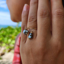 Load image into Gallery viewer, READY TO SHIP - Fiji Keshi Pearl Twist Layer Ring - 14k Gold Fill FJD$