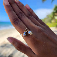 Load image into Gallery viewer, READY TO SHIP - Fiji Keshi Pearl Twist Layer Ring - 14k Gold Fill FJD$
