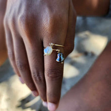 Load image into Gallery viewer, READY TO SHIP - Fiji Keshi Pearl Twist Layer Ring - 14k Gold Fill FJD$